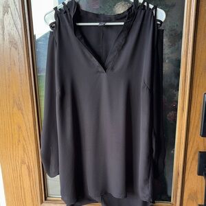 Rue21 Black Women's Blouse with Cutout Shoulders